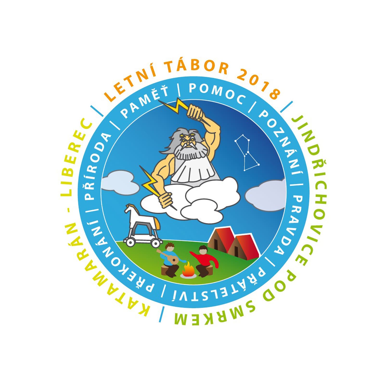 Placka tábora Bohové Olympu 2018